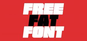 21 gratis stoere lettertypes - Free Fat Font