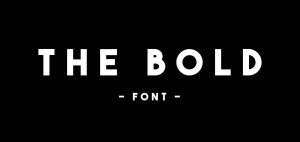 21 gratis stoere lettertypes - The Bold Font