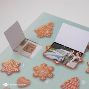 Gepersonaliseerde adventskalender met foto's