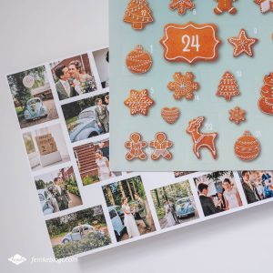 Gepersonaliseerde adventskalender met foto's